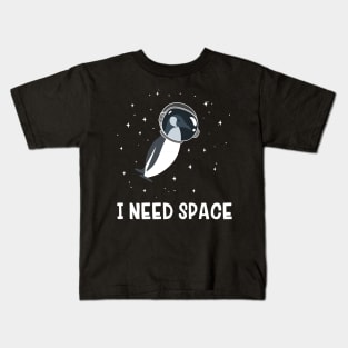 I Need Space Penguin Kids T-Shirt